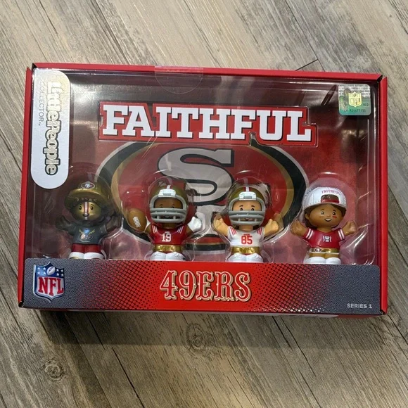 Collector San Francisco 49ers Little People Set - Picture 1 of 5